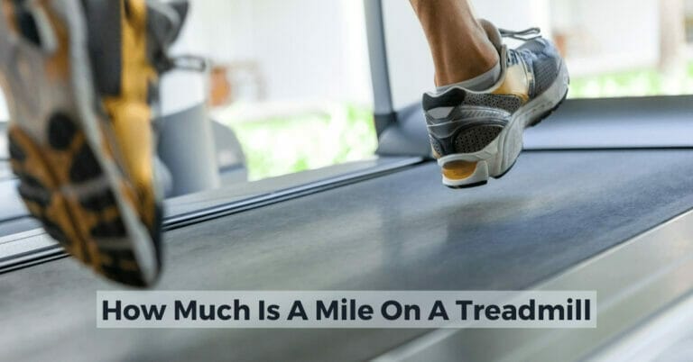 running on treadmill